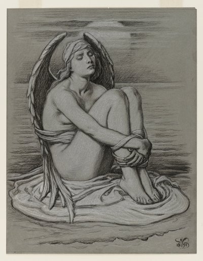 Bundet engel av Elihu Vedder