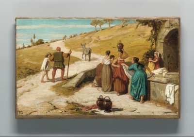 Fabelen om mølleren, hans sønn og eselet av Elihu Vedder