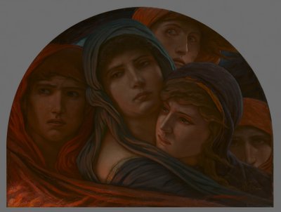 Et blikk inn i helvete eller frykt av Elihu Vedder