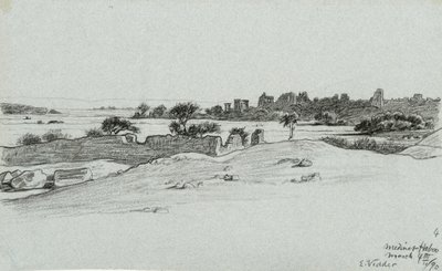 Fra 30 tegninger av Nile Journey: Medine & Haboo av Elihu Vedder