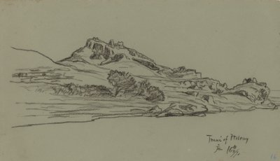 Nile Journey, Tmui av Ptolemaios, 1890. av Elihu Vedder