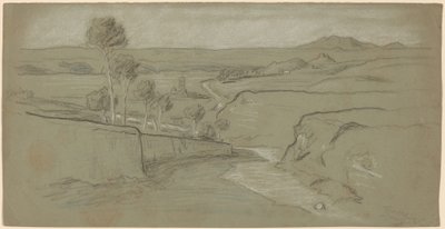Romersk landskap av Elihu Vedder