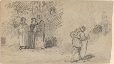 Sønnen og eselet, ca. 1859. av Elihu Vedder