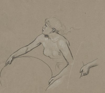 Studier for Figure of Spring av Elihu Vedder