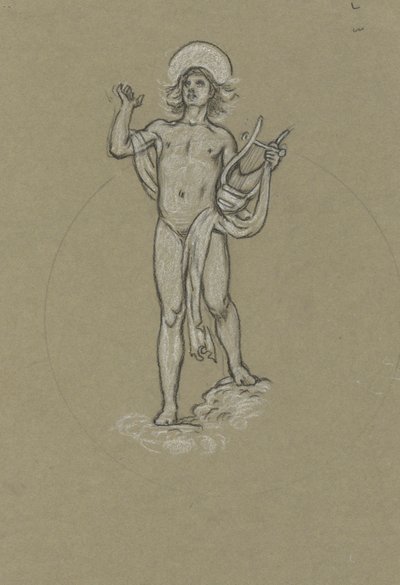 Studer for Apollo av Elihu Vedder