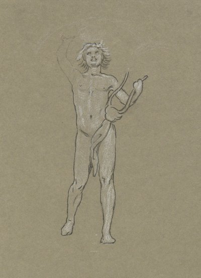 Studer for Apollo av Elihu Vedder