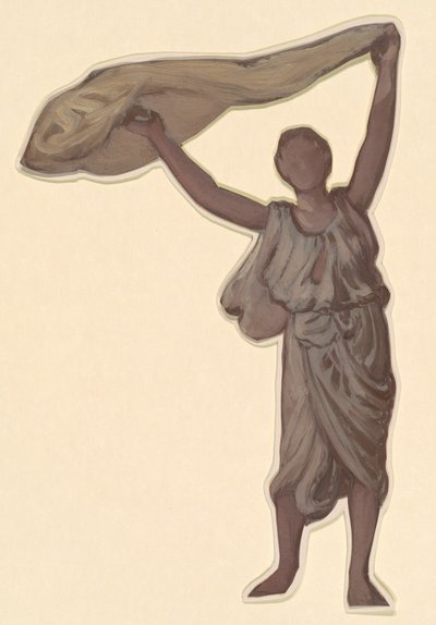 Studie for "Greek Girls Bathing" av Elihu Vedder