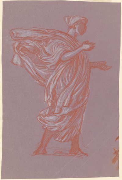 Studie for "Greek Girls Bathing" av Elihu Vedder