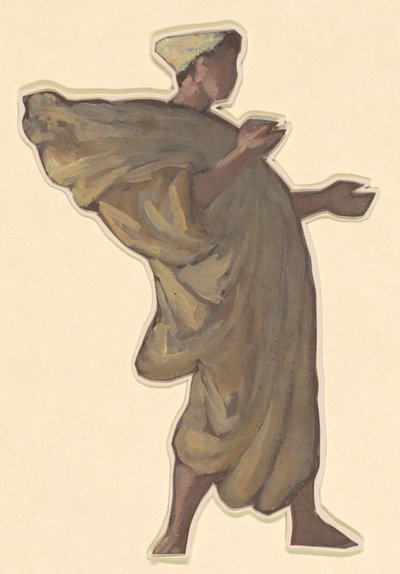Studie for greske jenter som bader, ca. 1872. av Elihu Vedder