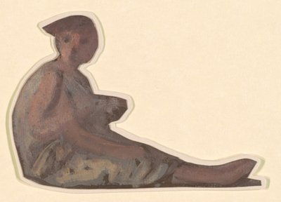 Studie for greske jenter som bader, ca. 1872. av Elihu Vedder