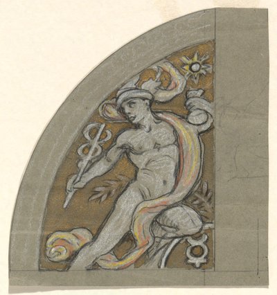 Studer for Merkur av Elihu Vedder
