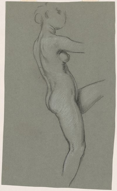 Studie for "The Fates Gathering in the Stars" av Elihu Vedder