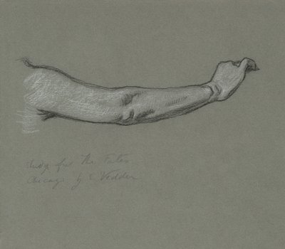 Studie for The Fates Gathering in the Stars, 1884-1887. av Elihu Vedder