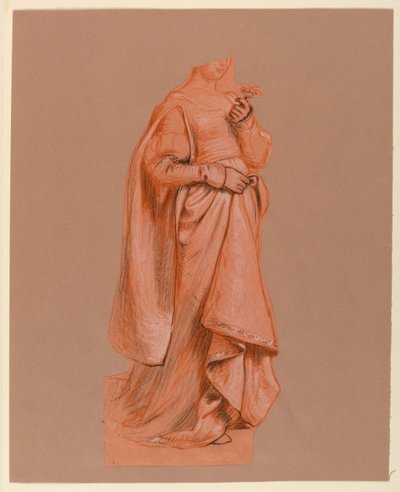 Studie for "Bryllupsprosesjon" av Elihu Vedder