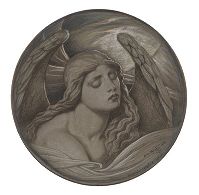 Studie av "Soul in Bondage" av Elihu Vedder