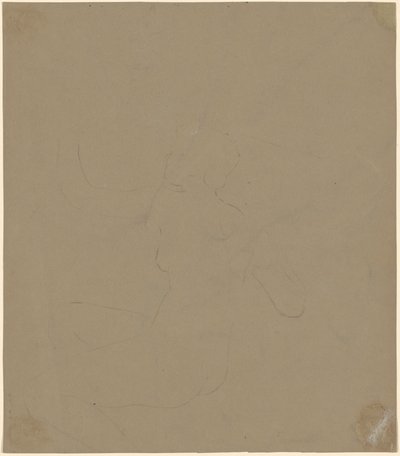 Studie av en naken kvinne, 1892. av Elihu Vedder