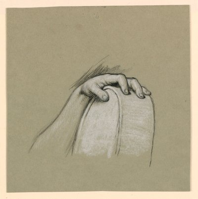 Studie av figur av Elihu Vedder