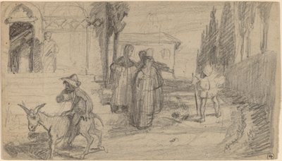 Lignelsen om mølleren og eselet av Elihu Vedder
