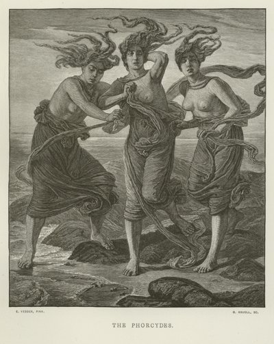 The Phorcydes (gravering) av Elihu Vedder