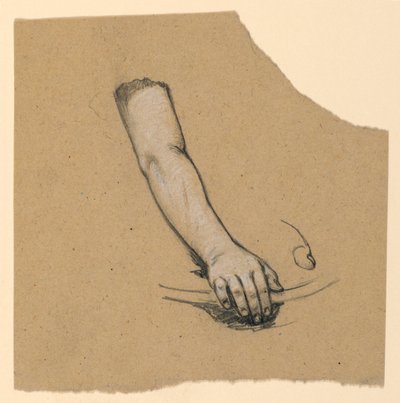 studie av hånd til midt biceps av Elihu Vedder