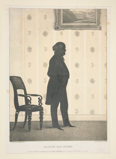 Martin Van Buren, fra et sett med 27 portretter av Elijah C. Kellogg