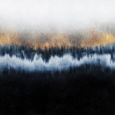 Golden Indigo Flow av Elisabeth Fredriksson