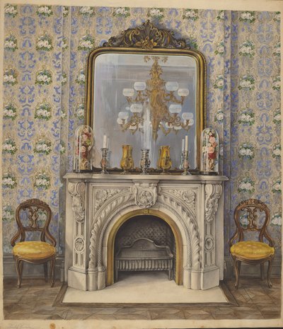 Del av en salong, ca. 1938. av Elisabeth Fulda
