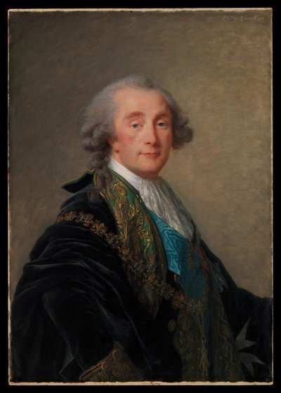 Alexander Charles Emmanuel de Crussol-Florensac (1743–1815) av Elisabeth Louise Vigee Lebrun