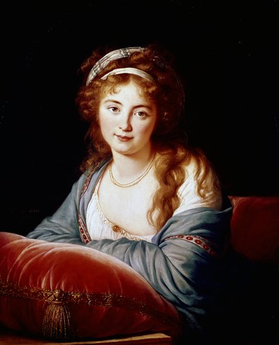 Gräfin Catherina Vassilievna Skavronskaia (1761-1829), Ehrendame von Katharina II. von Elisabeth Louise Vigee-Lebrun