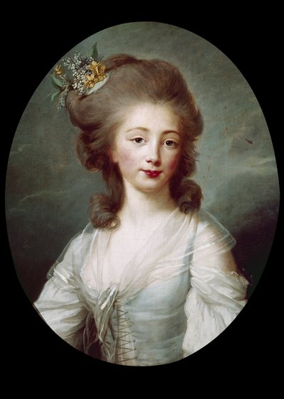 Grevinnen av Cluzel (Marie-Thérèse Antoinette de Cluzel) av Elisabeth Louise Vigee Lebrun