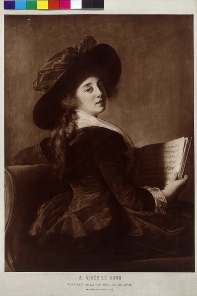 Baronne de Crussol von Elisabeth Louise Vigee-Lebrun