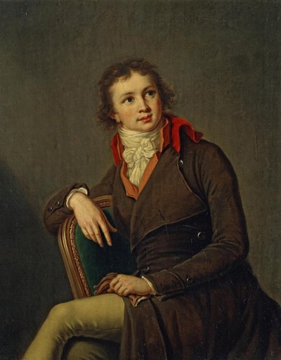 Portrett av grev Pavel Alexandrovich Stroganov 1774-1817, 1790-tallet av Elisabeth Louise Vigee Lebrun