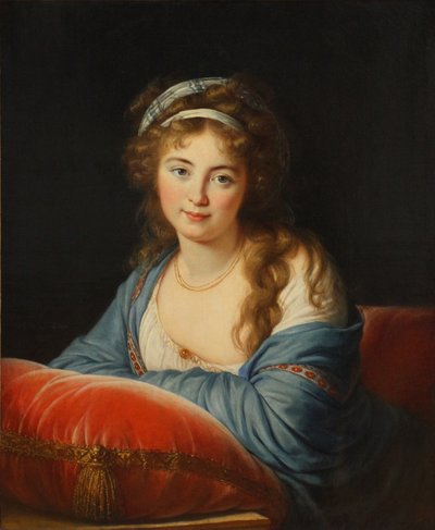 Portrett av grevinne Yekaterina Skavronskaya, født von Engelhardt 1761-1829, 1796 av Elisabeth Louise Vigee Lebrun