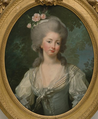 Portrett av Ernestine-Frederique, prinsesse av Croy. av Elisabeth Louise Vigee Lebrun