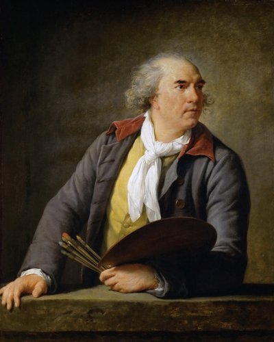 Portrett av Hubert Robert 1733-1808, 1788. av Elisabeth Louise Vigee Lebrun