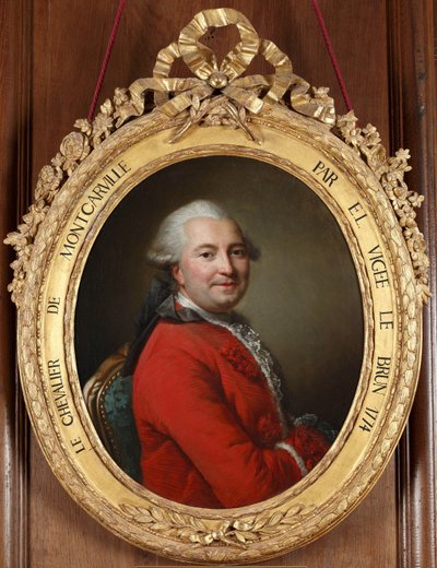 Portrett av Robert Benêt de Montcarville 1698-1771, ca 1770. av Elisabeth Louise Vigee Lebrun