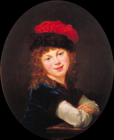 Portrett av en jente av Elisabeth Louise Vigee Lebrun