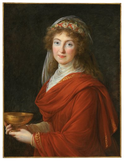 Portrett av grevinnen Siemontkowsky Bystry av Elisabeth Louise Vigee Lebrun
