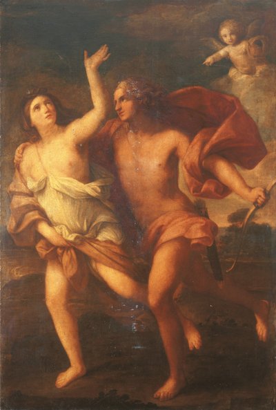 Daphne og Apollo av Elisabetta Sirani