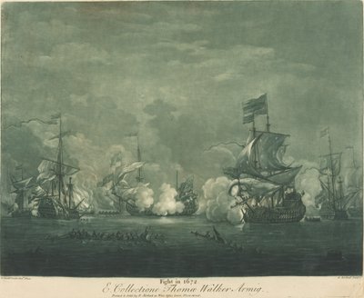 Kamp i 1672, 1720-årene. av Elisha Kirkall