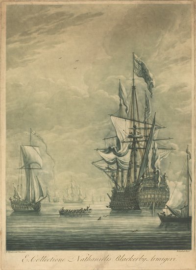 Fraktscene fra samlingen til Nathaniel Blackerby, 1720-tallet. av Elisha Kirkall