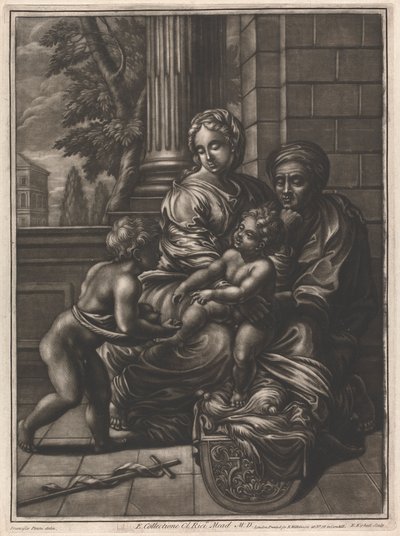 Jomfru og barn av Elisha Kirkall