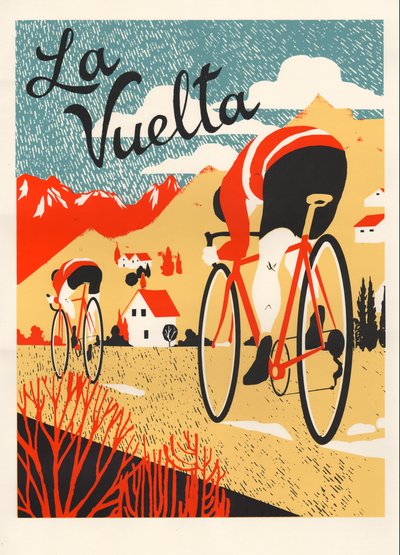 La Vuelta, 2015 (skjermtrykk) av Eliza Southwood