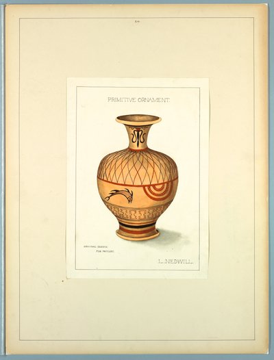 Portefølje, historisk ornament av Elizabeth A. Nedwill
