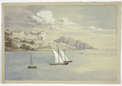 Portofino fra havet, Genova av Elizabeth Murray