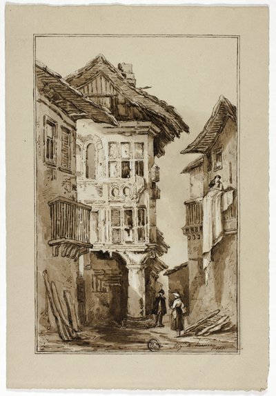 Rustikk gatescene av Elizabeth Murray
