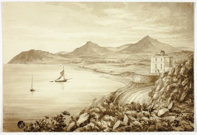 Val of Shanganagh, Dun Laoghaire, med båter av Elizabeth Murray