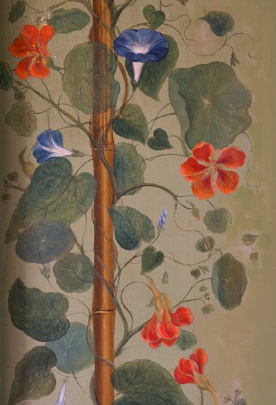 Veggmaleri i piknikrommet, Kew Palace, London, Storbritannia, ca. 1804 (veggmaleri) av Elizabeth Princess