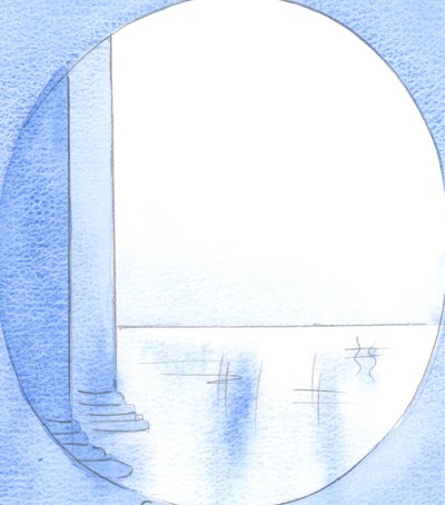 Alle som overvinner frykten for å bli forsonet, har en åndelig prakt så stor at sjelen deres er som palasser av marmor, 2002 (w/c på papir) av Elizabeth Wang