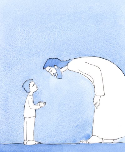 Kristus viste meg at når han ser på meg når jeg lider, er det som om han ser med kjærlighet på et lite barn; og hans eneste ønske er å hjelpe meg og gi meg indre fred og trøst og glede., 2 av Elizabeth Wang